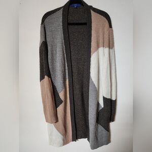 Apt. 9 Multicolor Open Front Cardigan